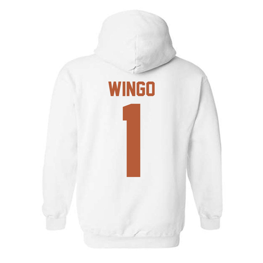 Texas - NCAA Football : Ryan Wingo - Classic Shersey Hooded Sweatshirt-1