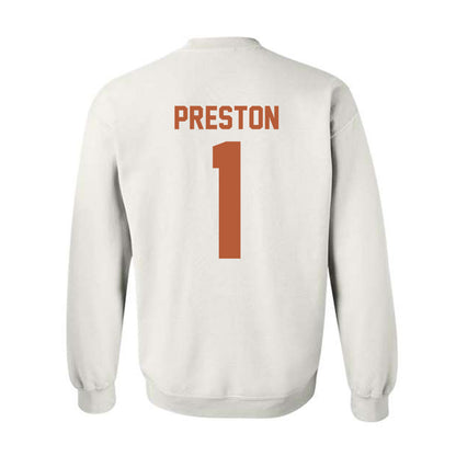 Texas - NCAA Women's Basketball : Bryanna Preston - Classic Shersey Crewneck Sweatshirt-1