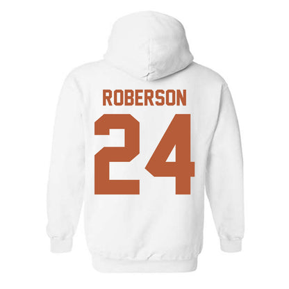 Texas - NCAA Football : Warren Roberson - Classic Shersey Hooded Sweatshirt-1