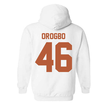 Texas - NCAA Football : Olalekan Orogbo - Classic Shersey Hooded Sweatshirt-1