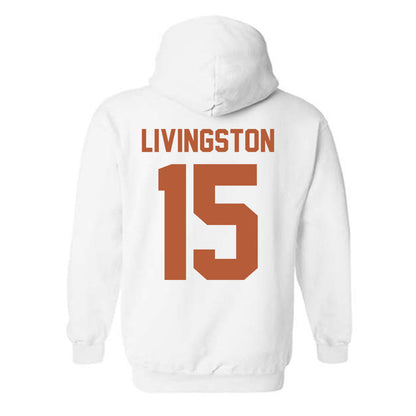 Texas - NCAA Baseball : Josh Livingston - Classic Shersey Hooded Sweatshirt-1