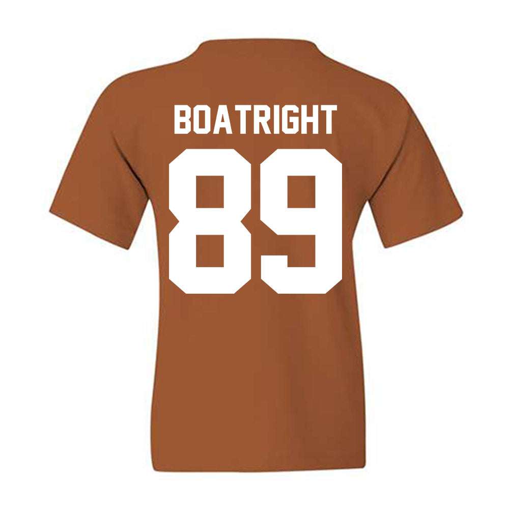 Texas - NCAA Football : Ty Boatright - Horns Up! Youth T-Shirt-1