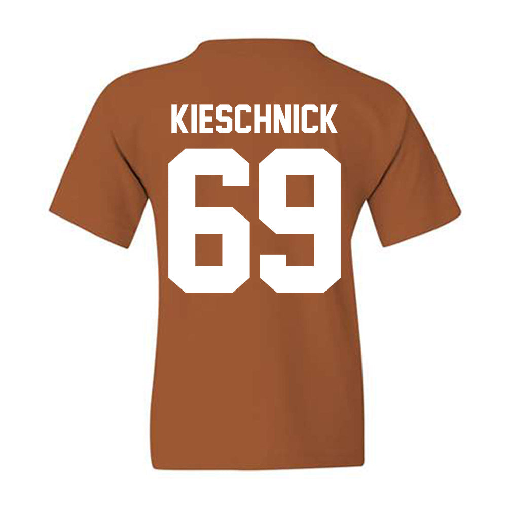 Texas - NCAA Football : Brooks Kieschnick - Horns Up! Youth T-Shirt-1
