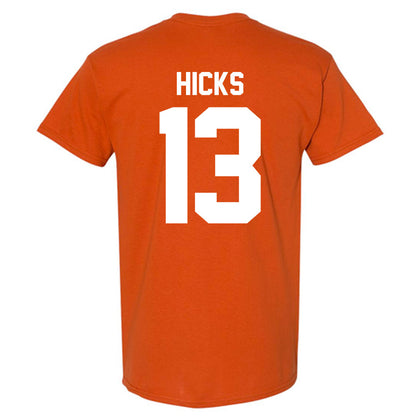 Texas - NCAA Football : Zelus Hicks - Horns Up! T-Shirt-1