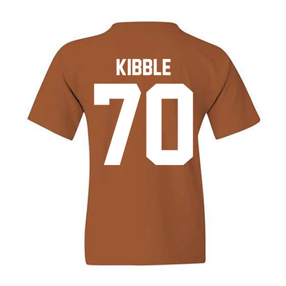 Texas - NCAA Football : Nate Kibble - Horns Up! Youth T-Shirt-1