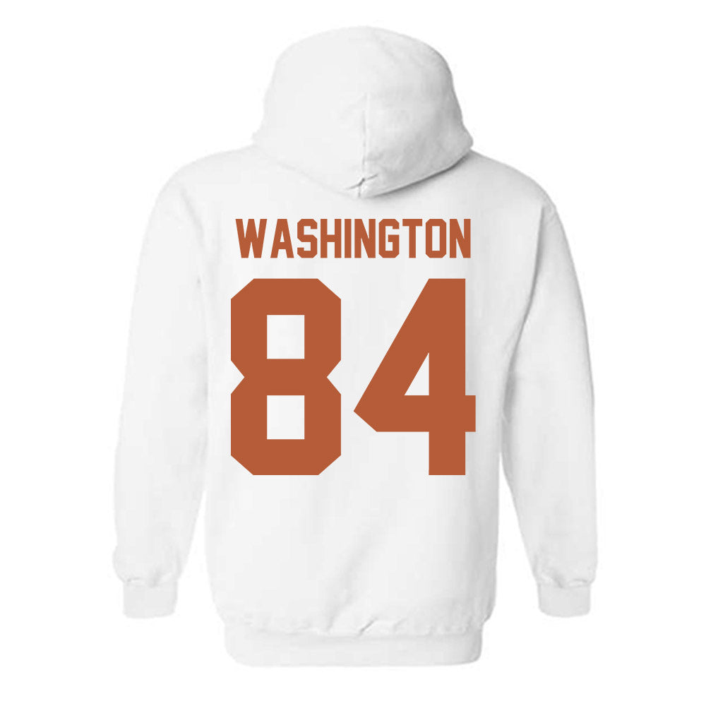 Texas - NCAA Football : Jordan Washington - Horns Up! Hooded Sweatshirt-1