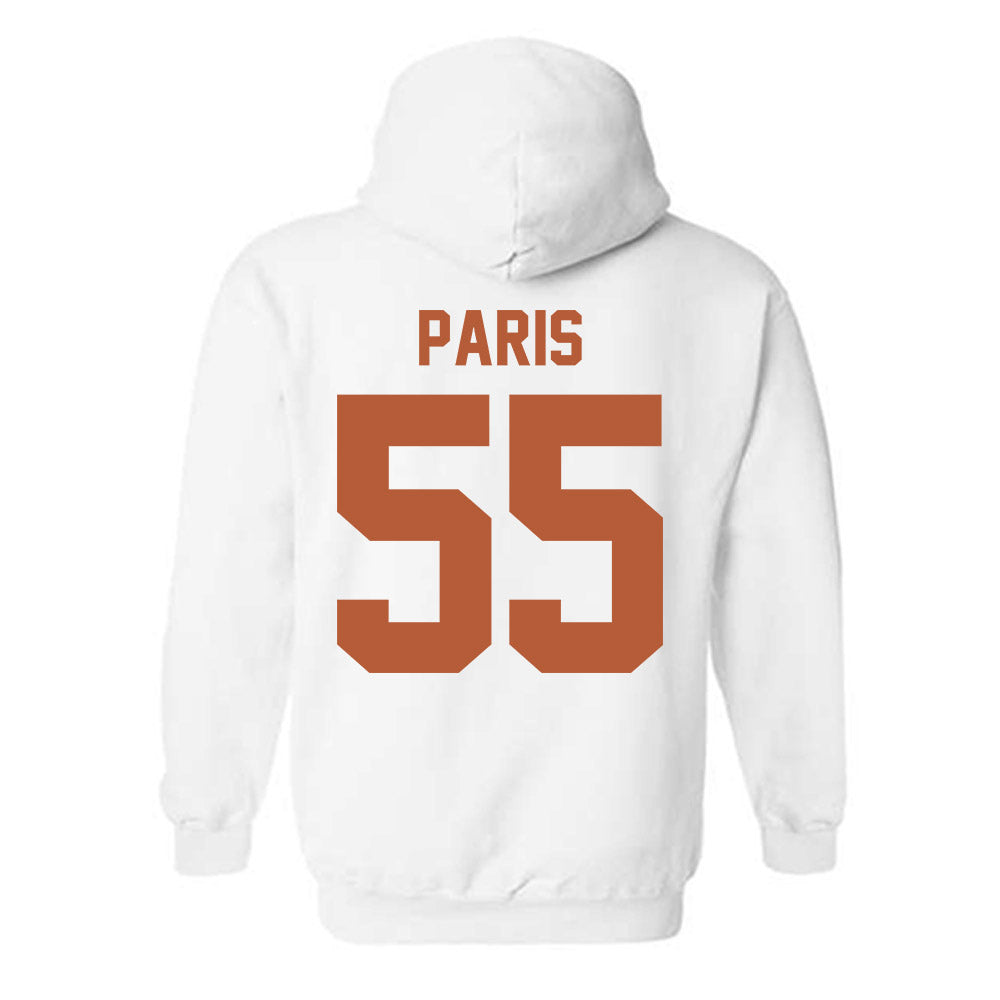 Texas - NCAA Baseball : Jack Paris - Horns Up! Hooded Sweatshirt-1