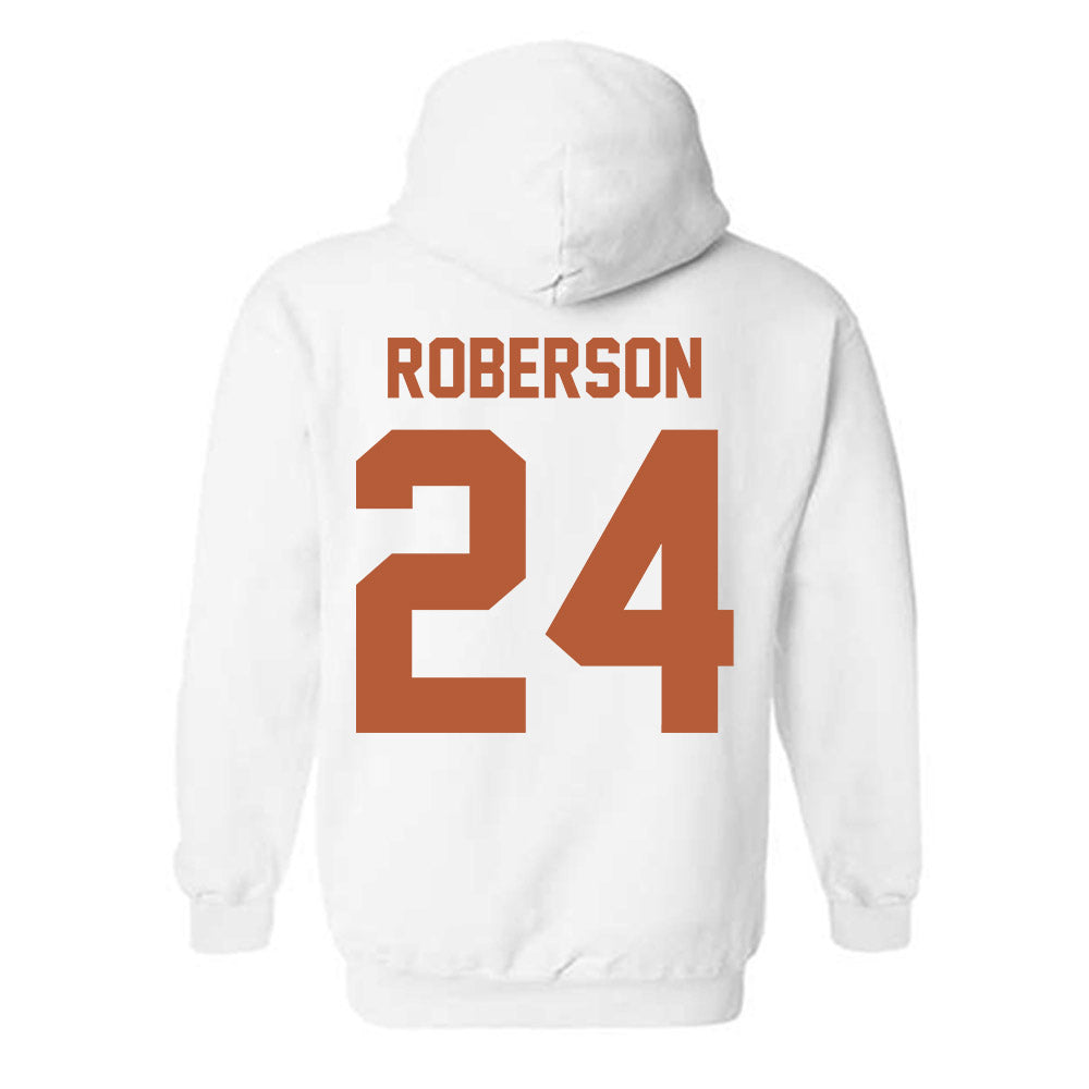 Texas - NCAA Football : Warren Roberson - Horns Up! Hooded Sweatshirt-1
