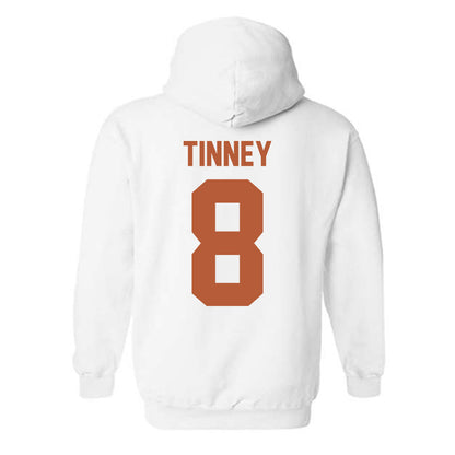 Texas - NCAA Baseball : Carson Tinney - Horns Up! Hooded Sweatshirt-1