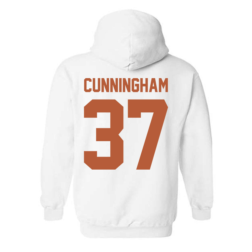 Texas - NCAA Football : Jonathan Cunningham - Horns Up! Hooded Sweatshirt-1