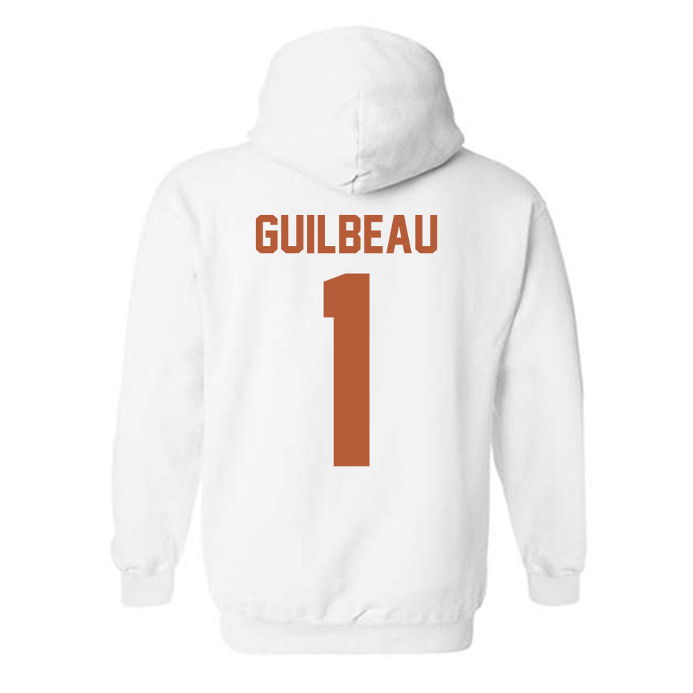 Texas - NCAA Football : Jaylon Guilbeau - Horns Up! Hooded Sweatshirt-1