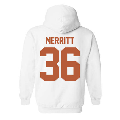 Texas - NCAA Football : Quinn Merritt - Horns Up! Hooded Sweatshirt-1