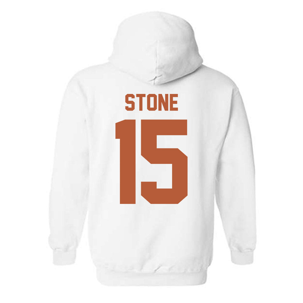 Texas - NCAA Football : Will Stone - Horns Up! Hooded Sweatshirt-1