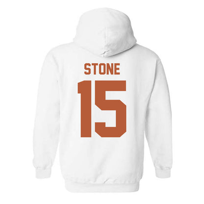 Texas - NCAA Football : Will Stone - Horns Up! Hooded Sweatshirt-1