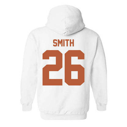 Texas - NCAA Football : Ty'Anthony Smith - Horns Up! Hooded Sweatshirt-1