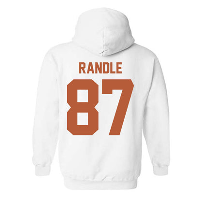 Texas - NCAA Football : Will Randle - Horns Up! Hooded Sweatshirt-1