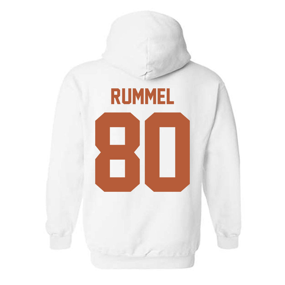 Texas - NCAA Baseball : Cooper Rummel - Horns Up! Hooded Sweatshirt-1