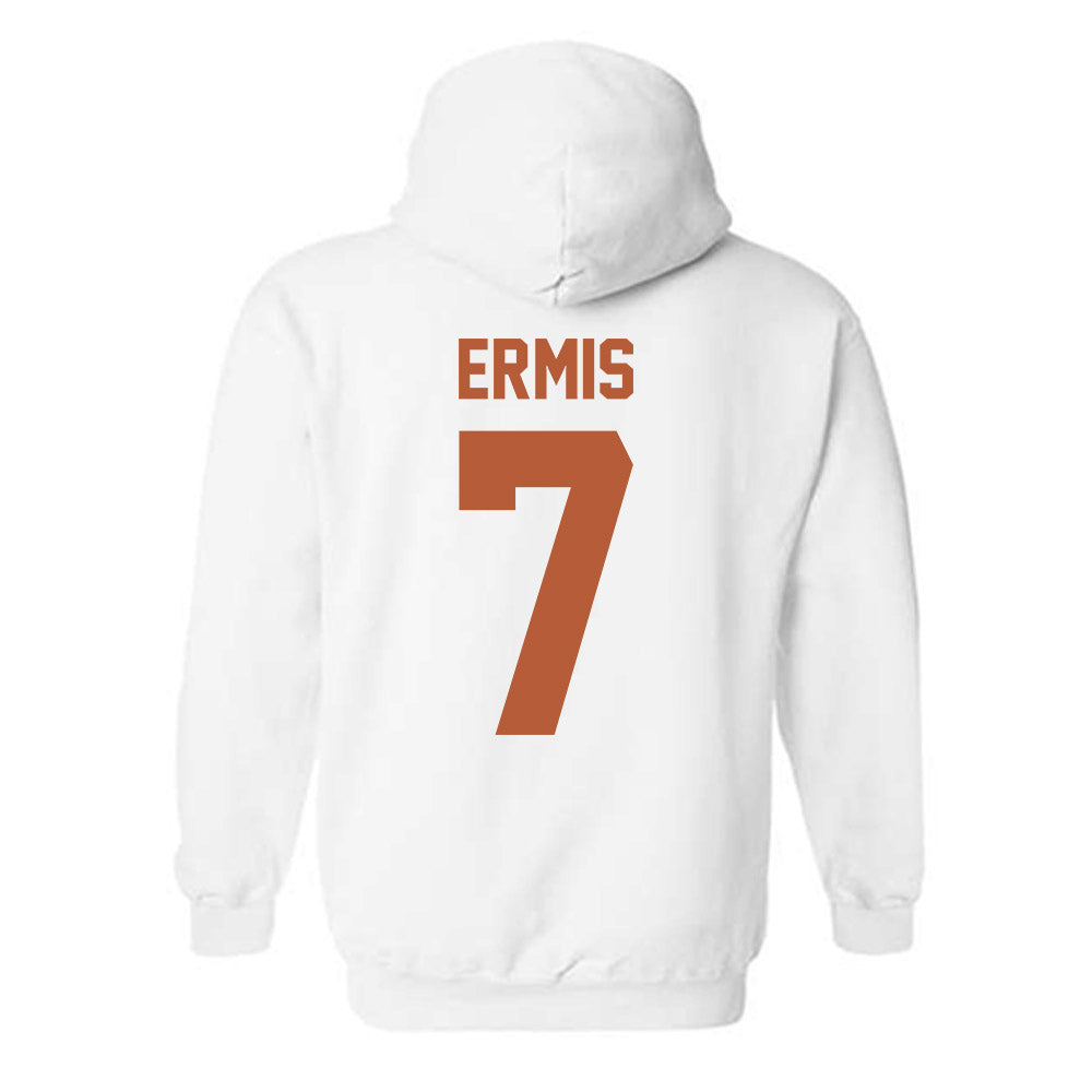 Texas - NCAA Baseball : Andrew Ermis - Horns Up! Hooded Sweatshirt-1