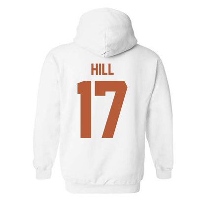 Texas - NCAA Baseball : Will Hill - Horns Up! Hooded Sweatshirt-1