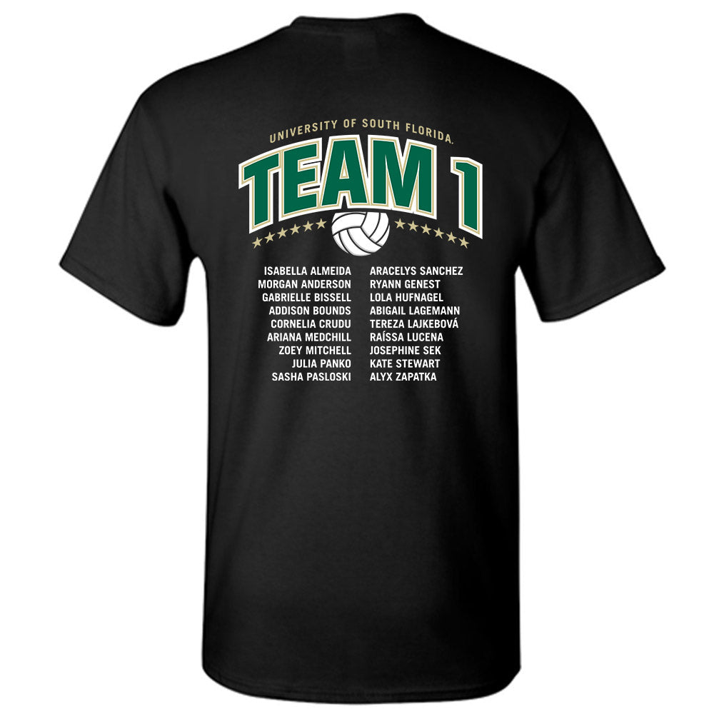 USF - NCAA Beach Volleyball : Roster Shirt T-Shirt-1