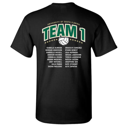 USF - NCAA Beach Volleyball : Roster Shirt T-Shirt-1