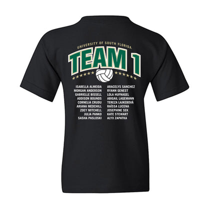 USF - NCAA Beach Volleyball : Roster Shirt Youth T-Shirt-1