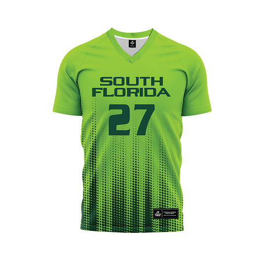 USF - NCAA Women's Soccer : Mia Rodach - Slime Halftone Soccer Jersey-0