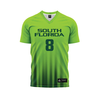 USF - NCAA Women's Soccer : Elyse Thornton - Slime Halftone Soccer Jersey-0