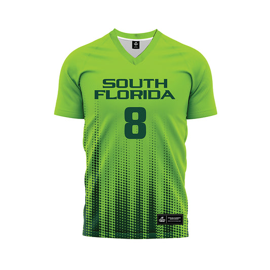 USF - NCAA Women's Soccer : Elyse Thornton - Slime Halftone Soccer Jersey-0