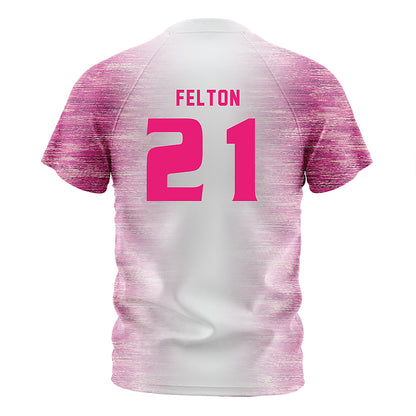 USF - NCAA Women's Soccer : Macy Felton - Pink Heather Soccer Jersey-1