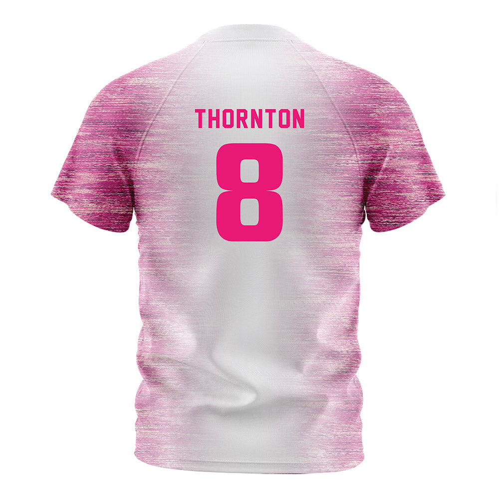 USF - NCAA Women's Soccer : Elyse Thornton - Pink Heather Soccer Jersey-1