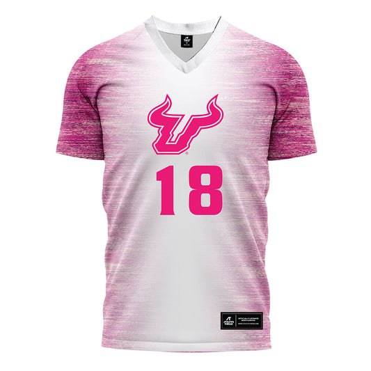 USF - NCAA Women's Soccer : Regan Kelly - Pink Heather Soccer Jersey-0