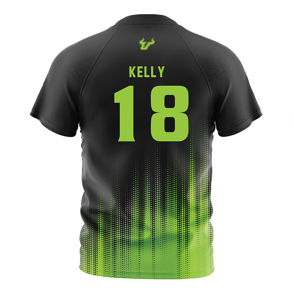 USF - NCAA Women's Soccer : Regan Kelly - Black Halftone Soccer Jersey-1