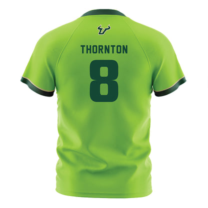 USF - NCAA Women's Soccer : Elyse Thornton - Slime Green Soccer Jersey-1