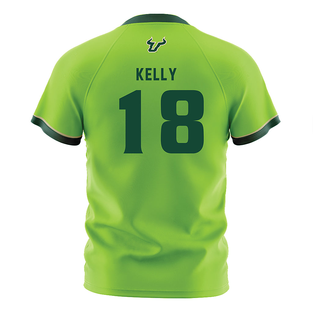 USF - NCAA Women's Soccer : Regan Kelly - Slime Green Soccer Jersey-1