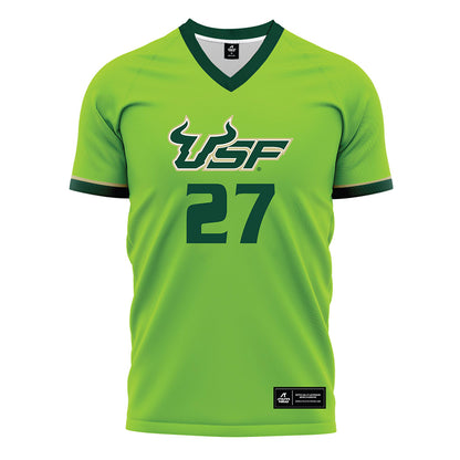USF - NCAA Women's Soccer : Mia Rodach - Slime Green Soccer Jersey-0