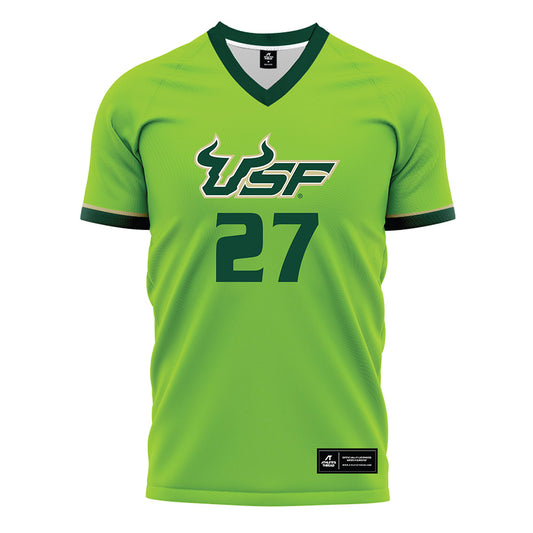 USF - NCAA Women's Soccer : Mia Rodach - Slime Green Soccer Jersey-0