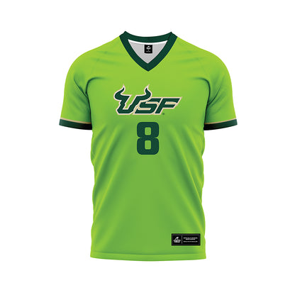 USF - NCAA Women's Soccer : Elyse Thornton - Slime Green Soccer Jersey-0