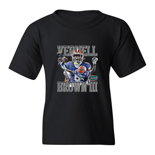 Florida - NCAA Football : Vernell Brown III - Catch of the Year Youth T-Shirt-0