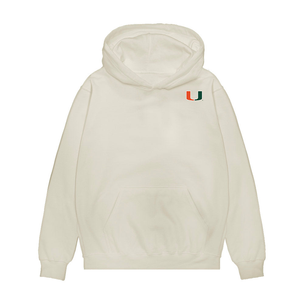 Miami - NCAA Football : CJ Daniels - Graphic Tee Premium Hooded Sweatshirt-0