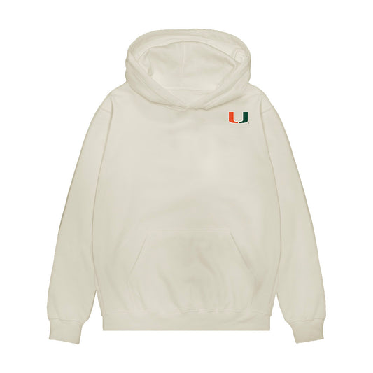Miami - NCAA Football : CJ Daniels - Graphic Tee Premium Hooded Sweatshirt-0