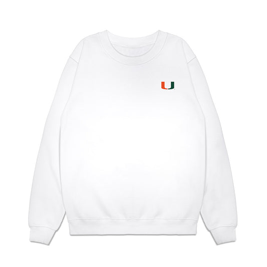 Miami - NCAA Football : CJ Daniels - Graphic Tee Premium Crewneck Sweatshirt-0