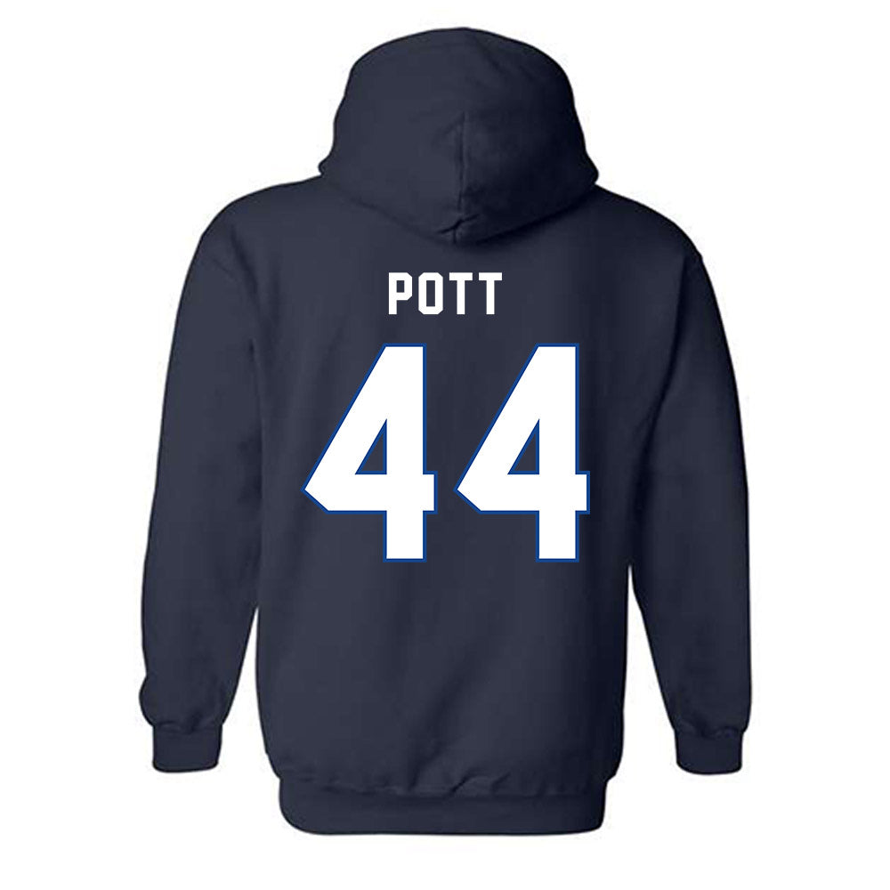 UCSB - NCAA Baseball : Kyle Pott - Classic Shersey Hooded Sweatshirt-1