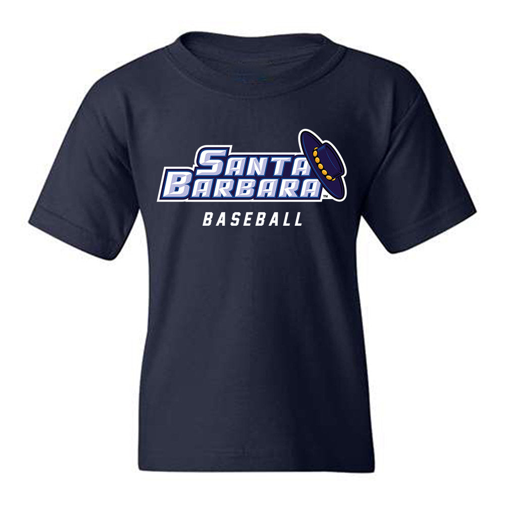UCSB - NCAA Baseball : Kyle Pott - Classic Shersey Youth T-Shirt-0