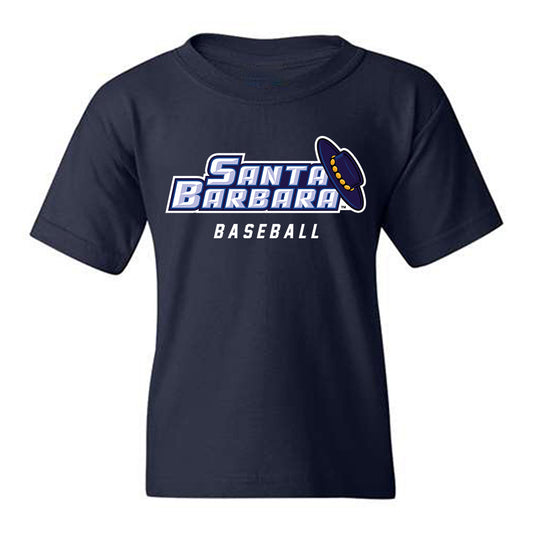 UCSB - NCAA Baseball : Kyle Pott - Classic Shersey Youth T-Shirt-0