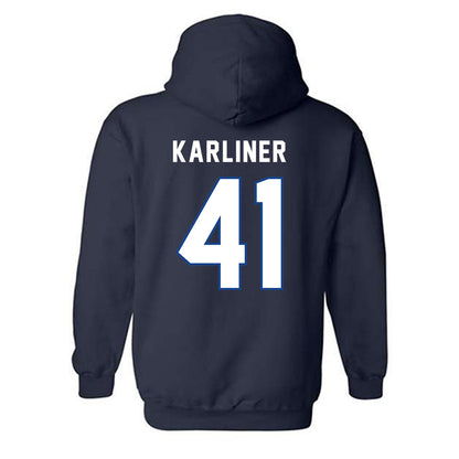 UCSB - NCAA Baseball : Noah Karliner - Classic Shersey Hooded Sweatshirt-1