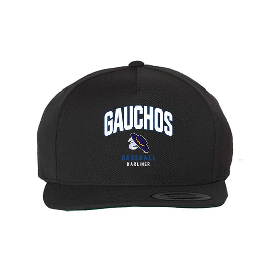 UCSB - NCAA Baseball : Noah Karliner - Snapback Hat-0