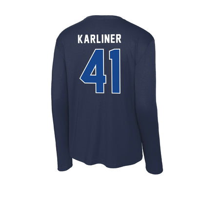 UCSB - NCAA Baseball : Noah Karliner - Activewear Long Sleeve T-Shirt-1