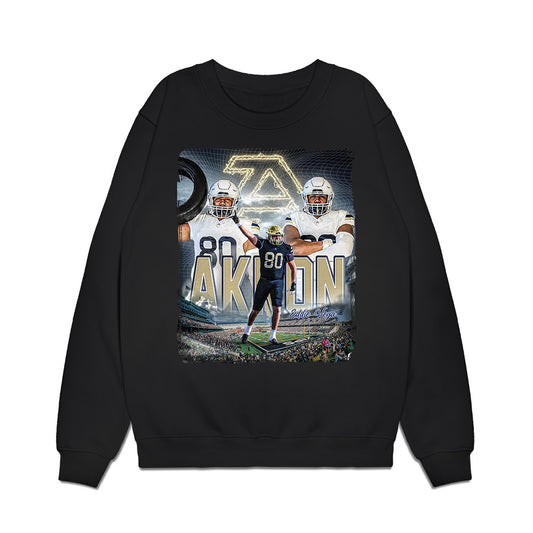Akron - NCAA Football : Eddie Vega - Graphic Tee Premium Crewneck Sweatshirt-0