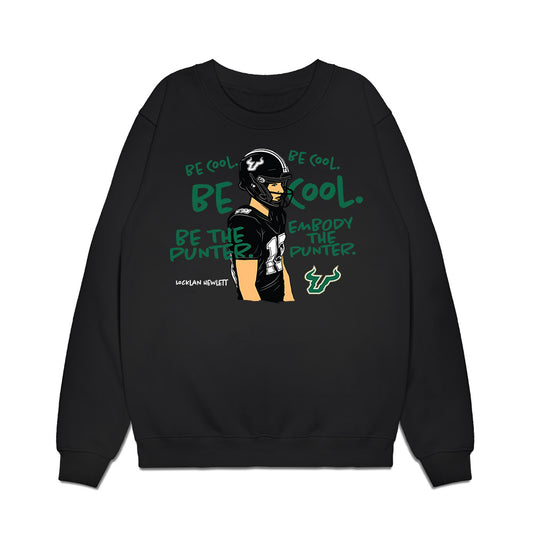 USF - NCAA Football : Locklan Hewlett - Graphic Tee Premium Crewneck Sweatshirt-0